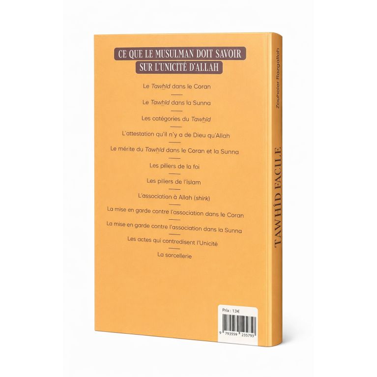 Tawhid facile – Zouhaier Razgallah