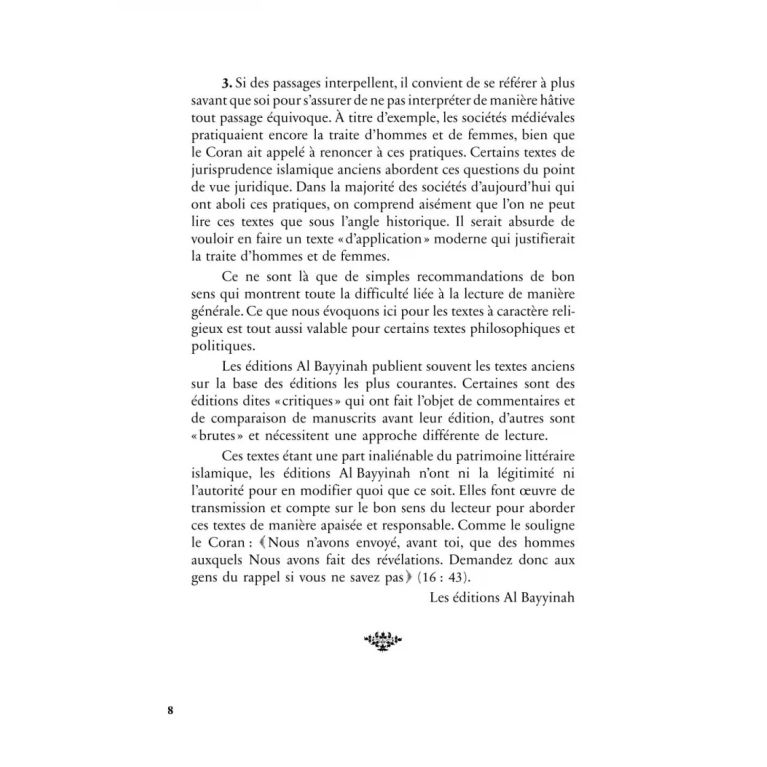 Les Règles de l’Éducation de l’Âme et les Preuves de la Connaissance Spirituelle – Ahmad Zarruq – Édition Al Bayyinah