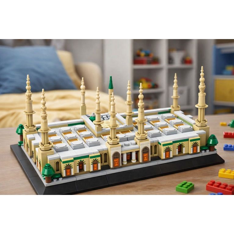 Mosquée du Prophète à Médine – Maquette 594 pièces WANGE compatible briques type LEGO®