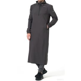 Qamisweat Drift – Qamis long technique à capuche Qaba’il