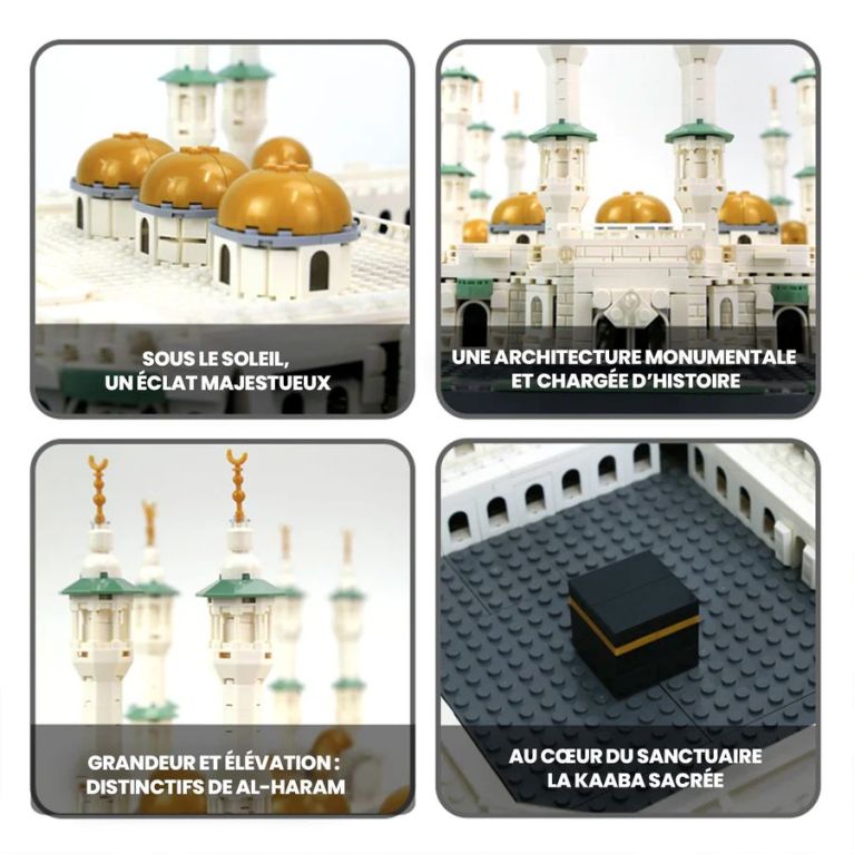 Grande Mosquée de La Mecque – Masjid al-Haram – Maquette 2291 pièces type LEGO®