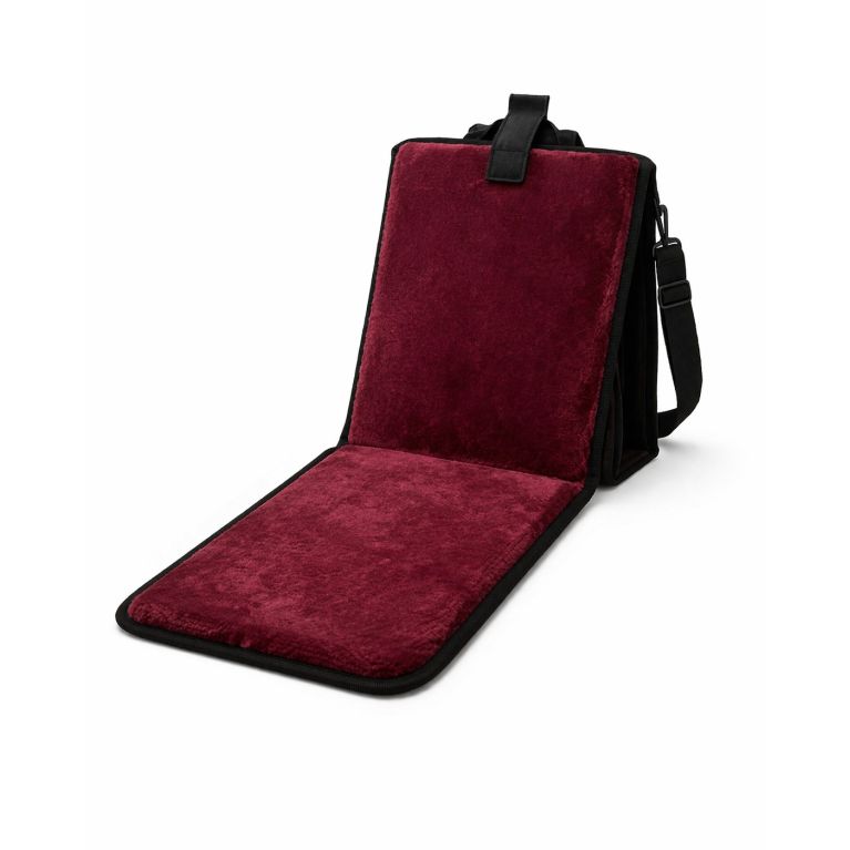 Tapis de prière avec dossier 3 en 1 et sacoche