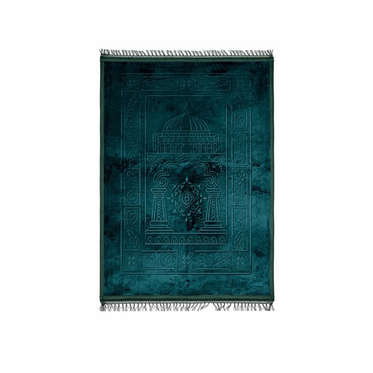 Tapis de prière molletonné Soundouss 80 x 120 cm – Toutes les couleurs