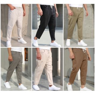 Sarouel Jean en Coton Stretch Drop - Coupe Droite - Qaba'il