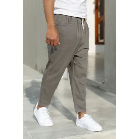 Sarouel Jean en Coton Stretch Drop - Coupe Droite - Qaba'il