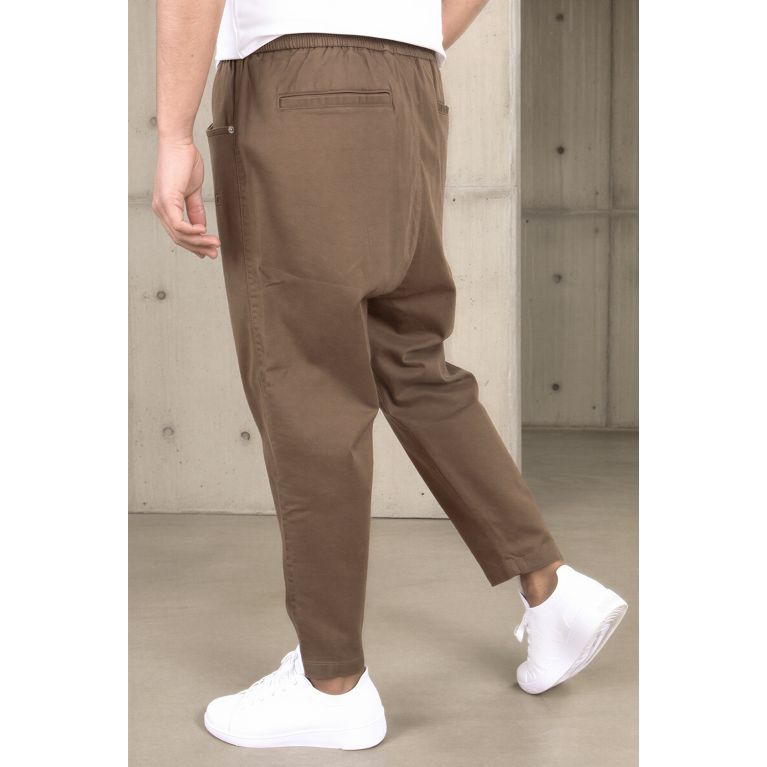 Sarouel Jean en Coton Stretch Drop - Coupe Droite - Qaba'il