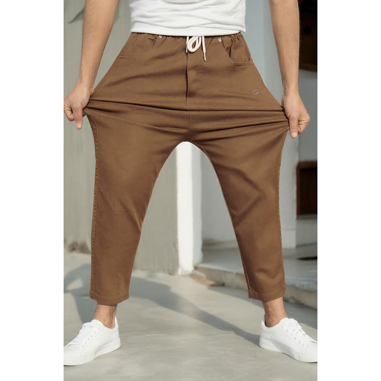 Sarouel Jean en Coton Stretch Drop - Coupe Droite - Qaba'il