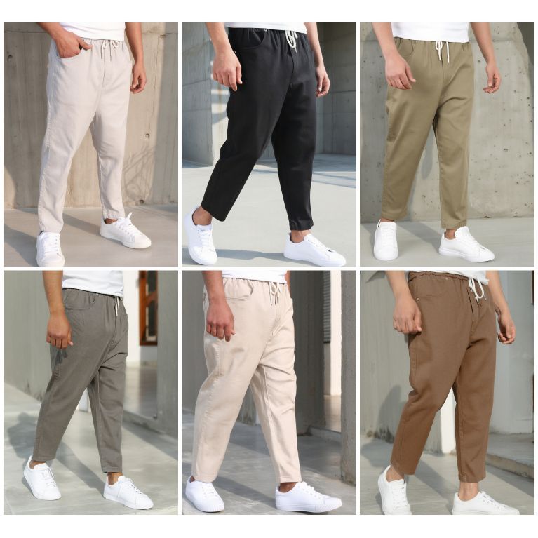 Sarouel Jean en Coton Stretch Drop - Coupe Droite - Qaba'il