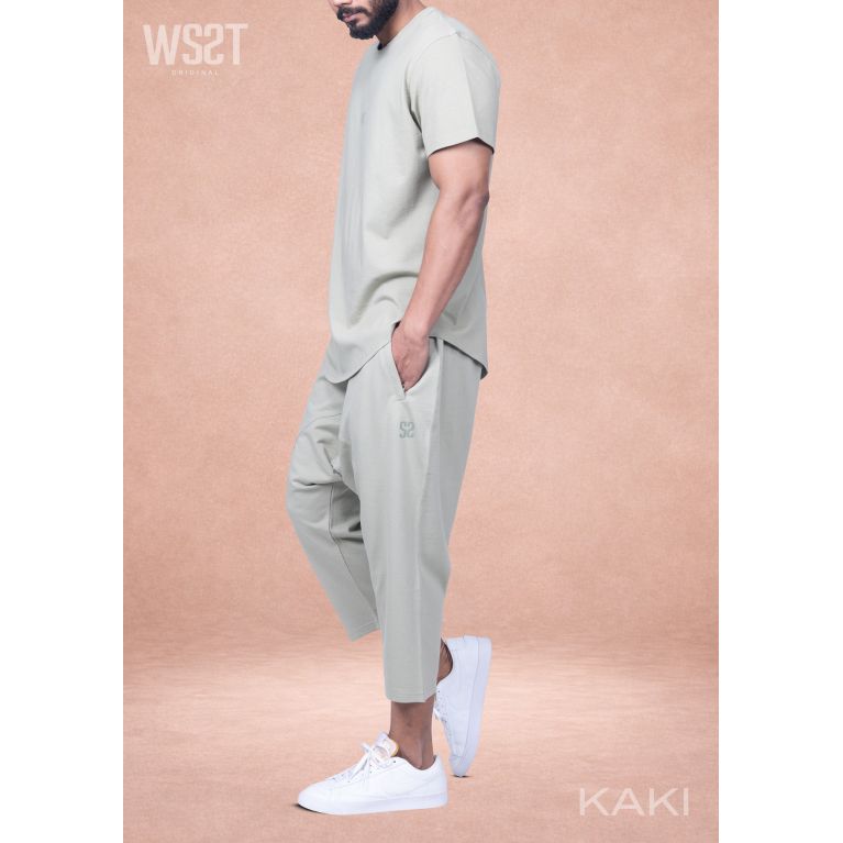 Ensemble Musulman Homme Wassat Combo avec T-shirt Oversize et Sarouel Court