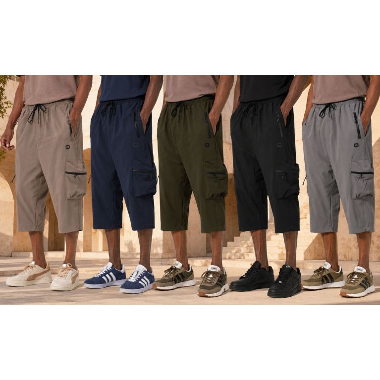Cargo court homme Qaba'il Trail tissu TEKNIK