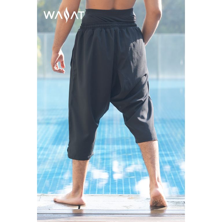 Short de Bain Long Cache Awra Noir WASSAT