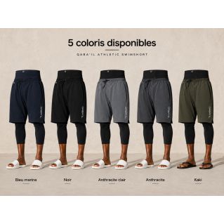 Maillot de Bain Homme Qaba’il S26 – Swimshort avec Legging Couvrant