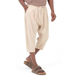 Sarouel Pantacourt Homme en Tencel Classik Qaba’il
