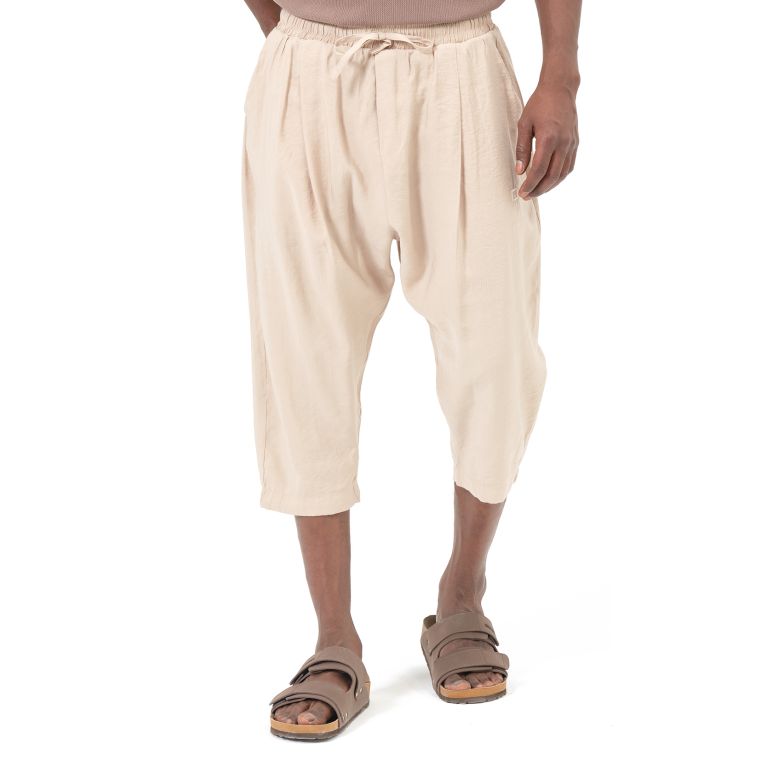 Sarouel Pantacourt Homme en Tencel Classik Qaba’il