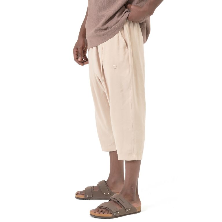 Sarouel Pantacourt Homme en Tencel Classik Qaba’il