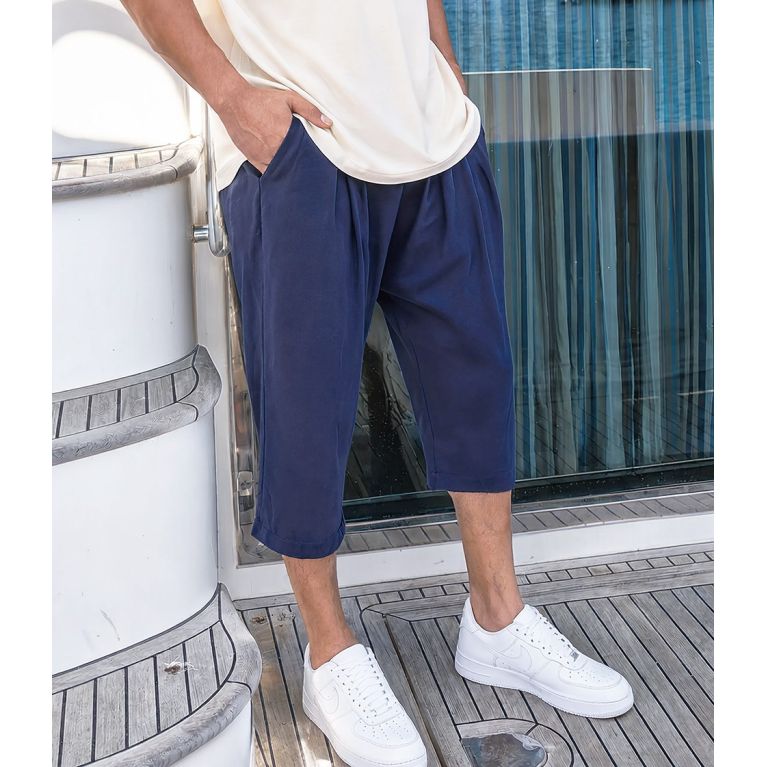 Sarouel Pantacourt Homme en Tencel Classik Qaba’il