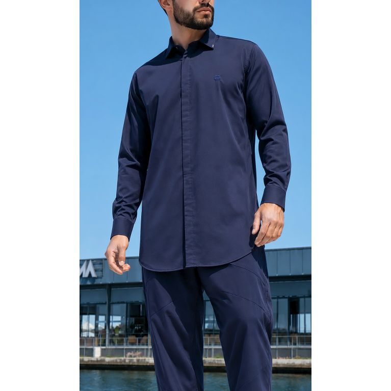 Chemise Design Qaba'il Homme : Manches Longues