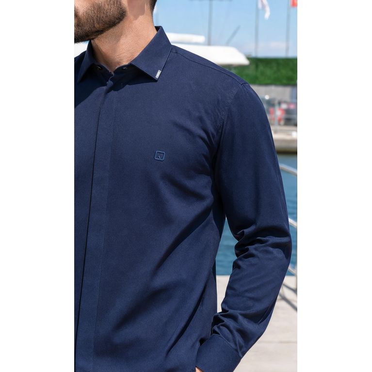 Chemise Design Qaba'il Homme : Manches Longues