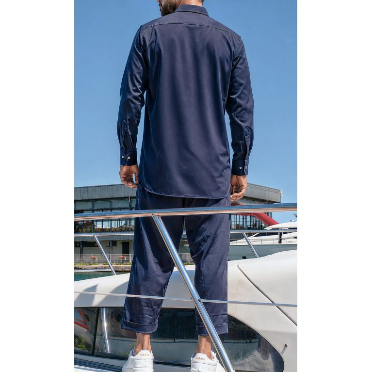 Chemise Design Qaba'il Homme : Manches Longues