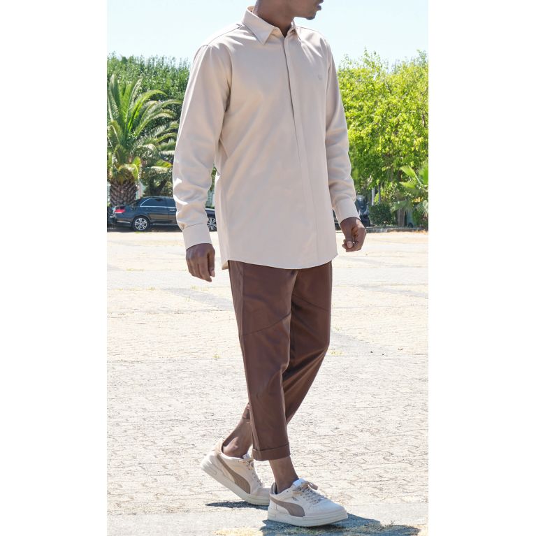 Chemise Design Qaba'il Homme : Manches Longues