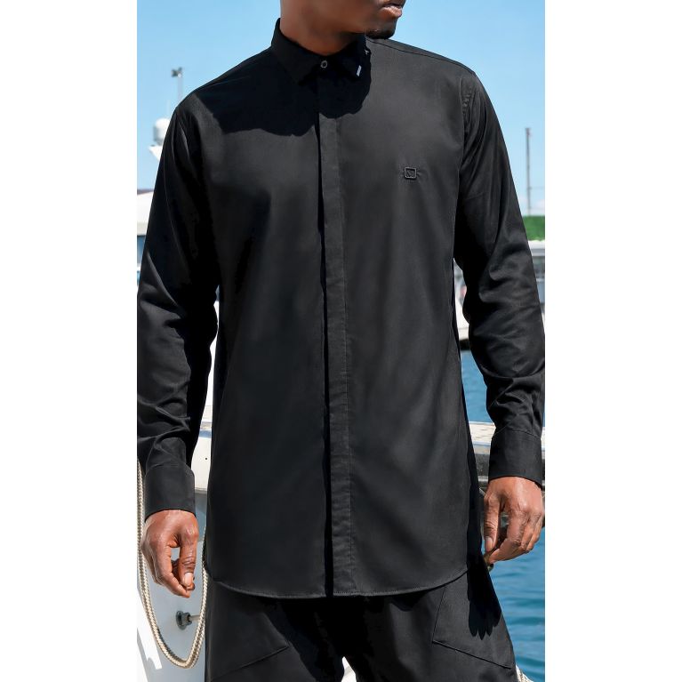 Chemise Design Qaba'il Homme : Manches Longues