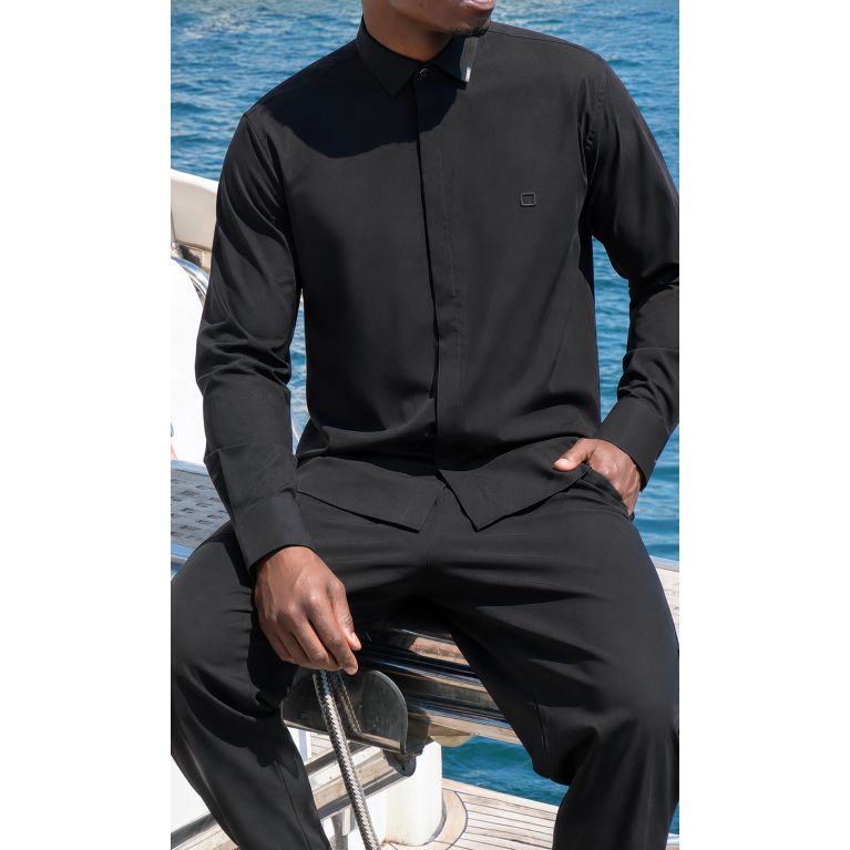 Chemise Design Qaba'il Homme : Manches Longues