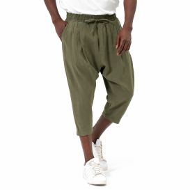 Sarouel Pantacourt Homme en Tencel Classik Qaba’il