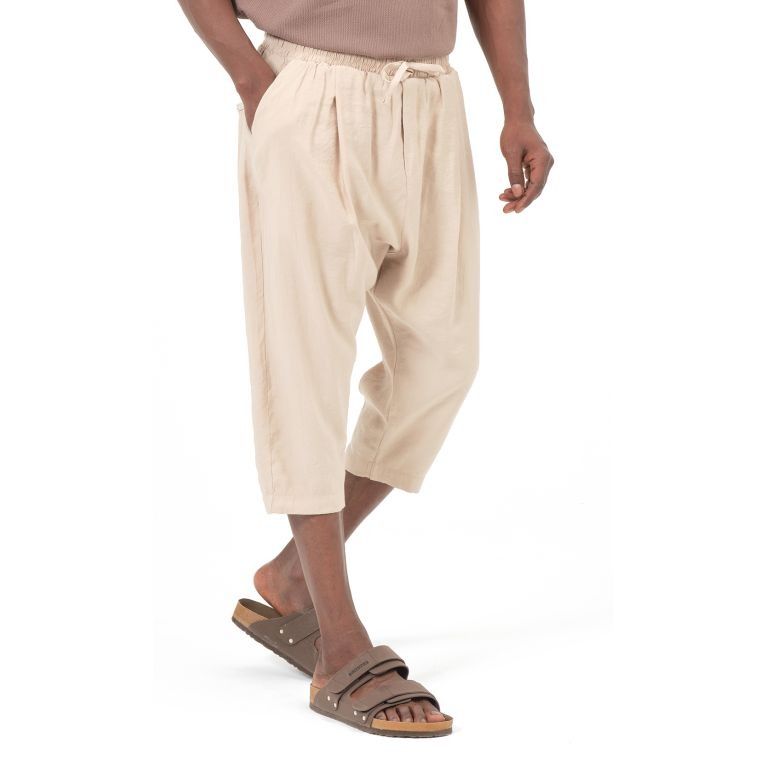 Sarouel Pantacourt Homme en Tencel Classik Qaba’il