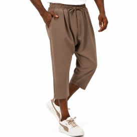 Sarouel Pantacourt Homme en Tencel Classik Qaba’il