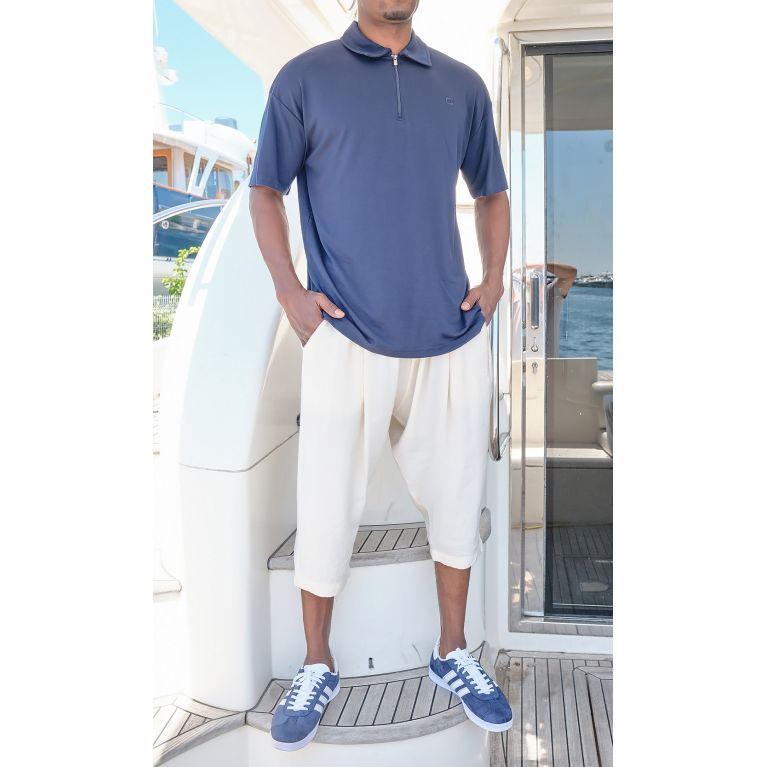 Sarouel Pantacourt Homme en Tencel Classik Qaba’il