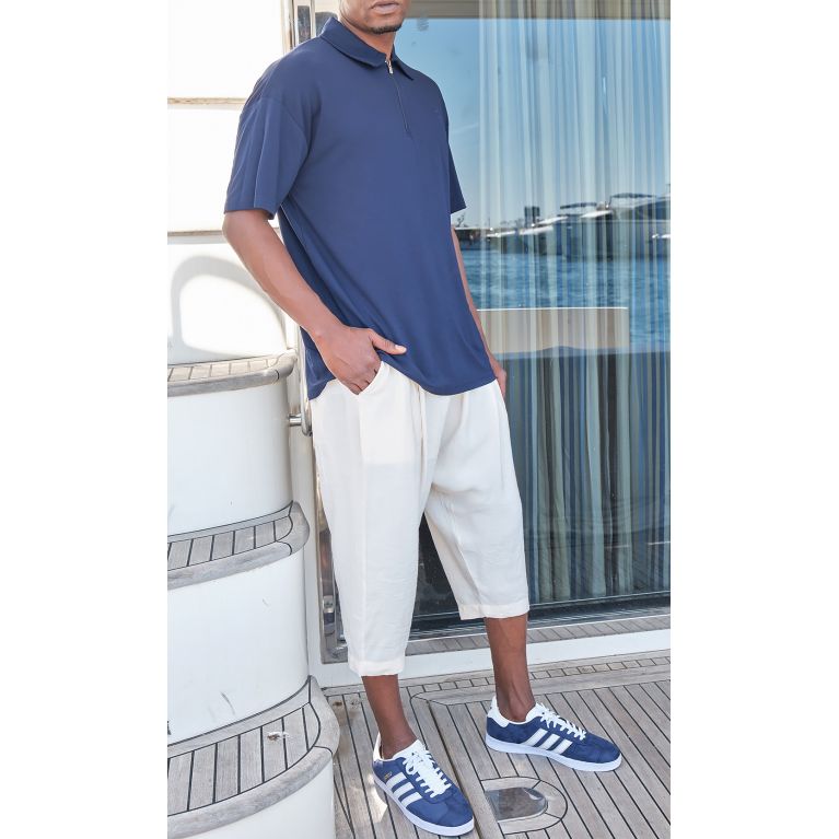 Sarouel Pantacourt Homme en Tencel Classik Qaba’il