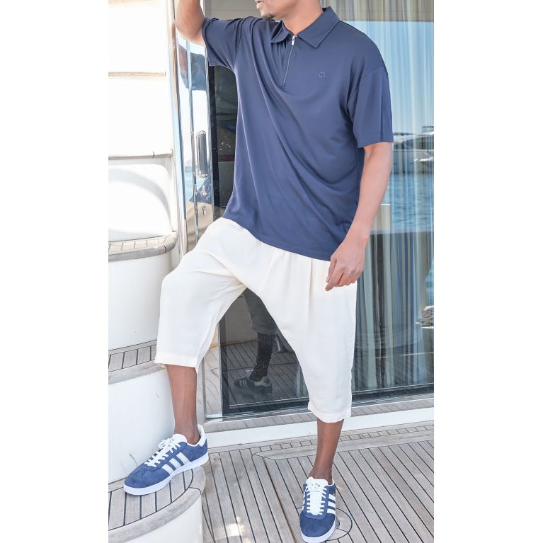 Sarouel Pantacourt Homme en Tencel Classik Qaba’il