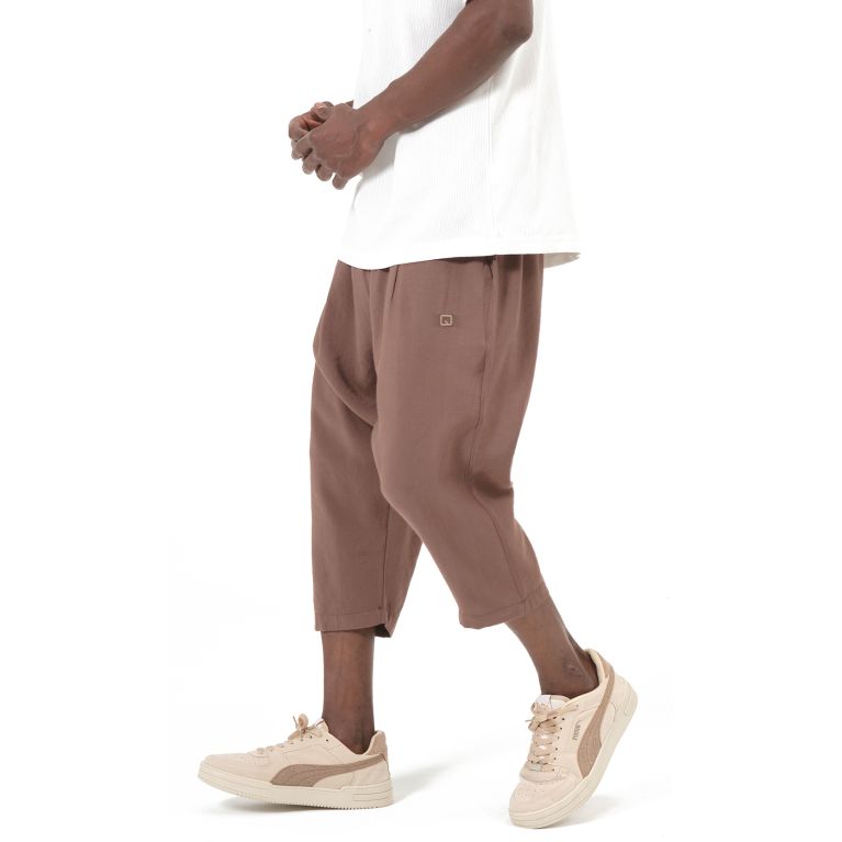 Sarouel Pantacourt Homme en Tencel Classik Qaba’il