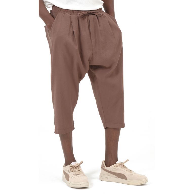 Sarouel Pantacourt Homme en Tencel Classik Qaba’il