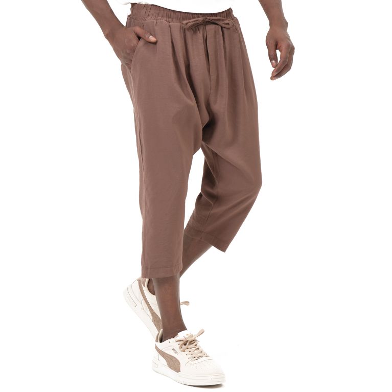 Sarouel Pantacourt Homme en Tencel Classik Qaba’il