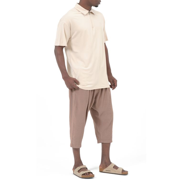 Sarouel Pantacourt Homme en Tencel Classik Qaba’il