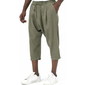 Sarouel Pantacourt Homme en Tencel Classik Qaba’il