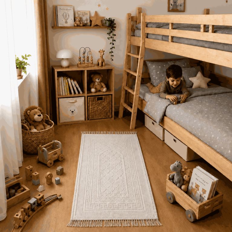 Tapis de Prière Enfant Molletonné 42 x 80 cm