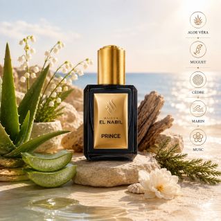 Musc Prince - Parfum : Homme - Extrait de Parfum Sans Alcool - El Nabil - 5 ml 
