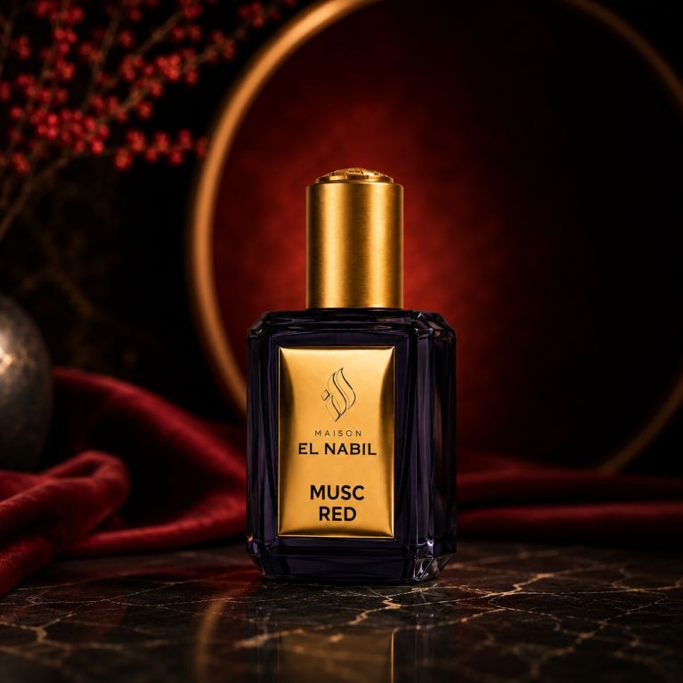 MUSC RED - Parfum : Mixte - Extrait de Parfum Sans Alcool - El Nabil - 5 ml 