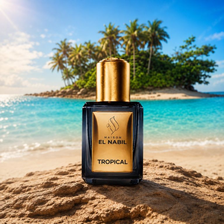 Musc Tropical- Parfum : Mixte - Extrait de Parfum Sans Alcool - El Nabil - 5 ml 