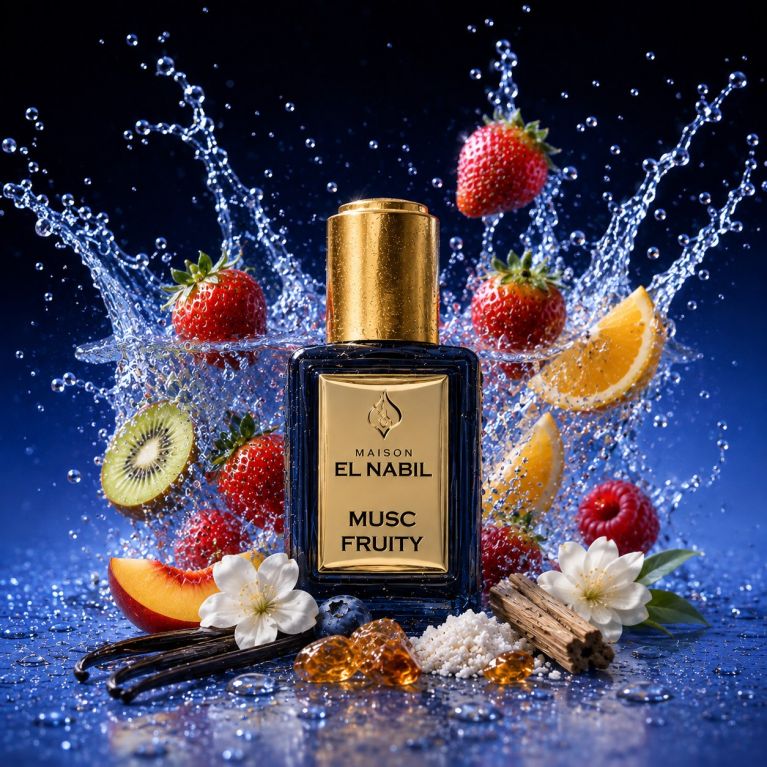 Musc Fruity - Parfum : Mixte - Extrait de Parfum Sans Alcool - El Nabil - 5 ml 