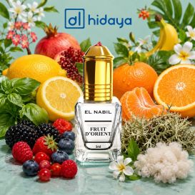 Fruit d'Orient - Parfum : Mixte - Extrait de Parfum Sans Alcool - El Nabil - 5 ml 