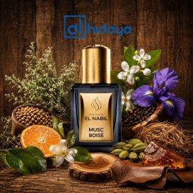 Musc Boisé - Parfum : Mixte - Extrait de Parfum Sans Alcool - El Nabil - 5 ml 