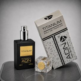 ADN Paris - ParfumTITANIUM - Vaporisateur 30 ml - Fabriqué en France