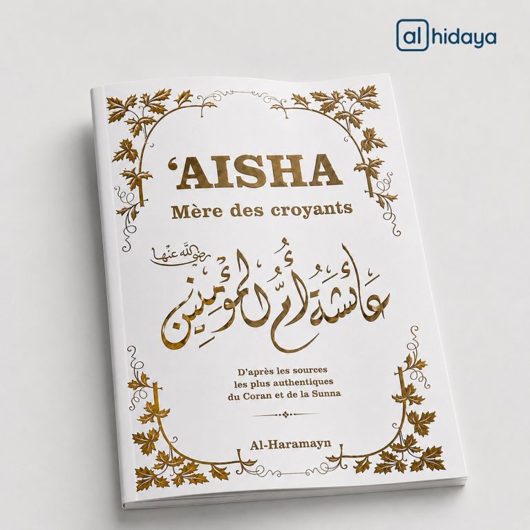Aisha - Mère des Croyants - Couverture Blanc Dorée - Edition Al Haramayn