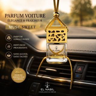 Musc Sweet - Parfum Pour Voiture - 6ml - El Nabil 