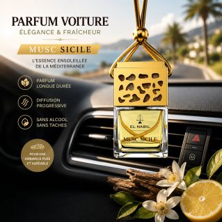 Musc Sicile - Parfum Pour Voiture - 6ml - El Nabil 
