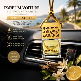 Musc Sicile - Parfum Pour Voiture - 6ml - El Nabil 