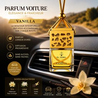 El Nabil - Parfume Pour Voiture "Vanilla" - 6ml